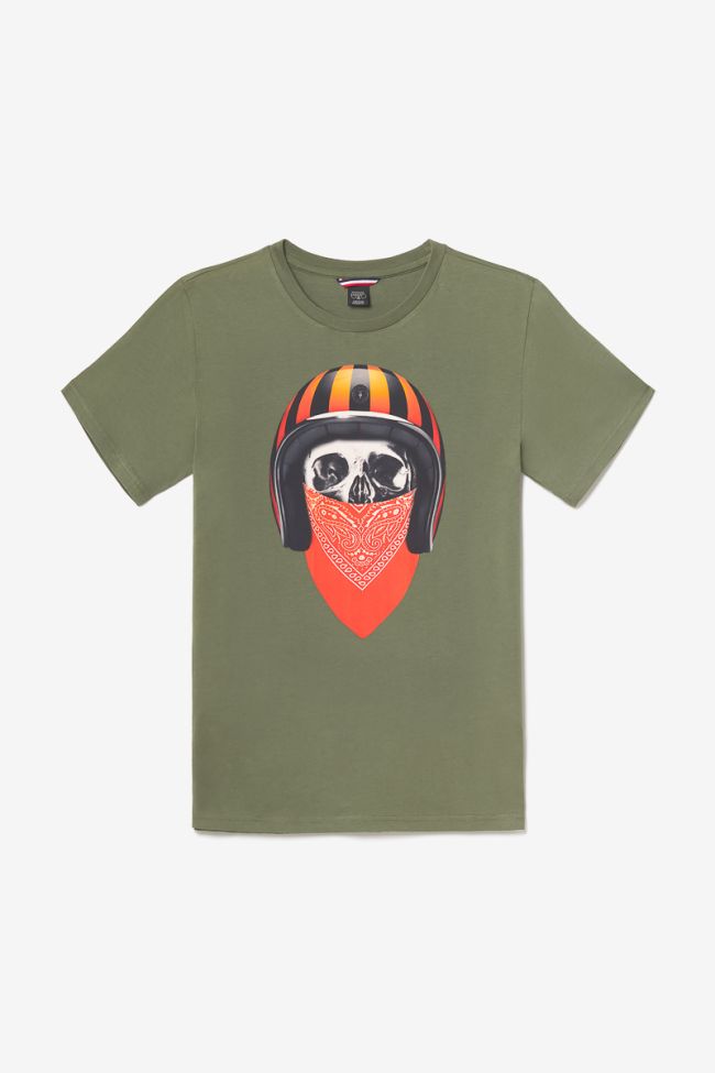 Printed khaki Veigar t-shirt