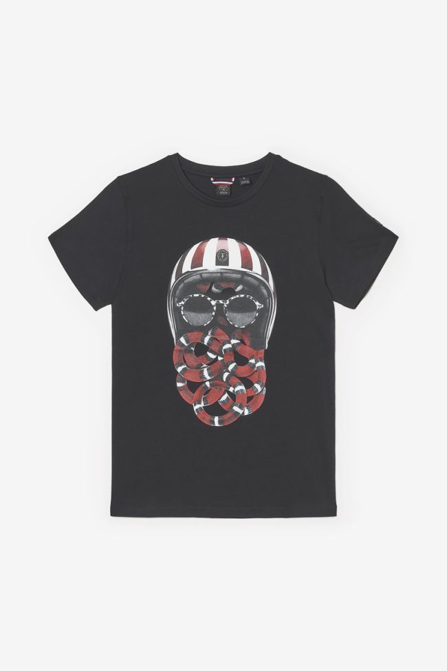 Printed black Velk t-shirt