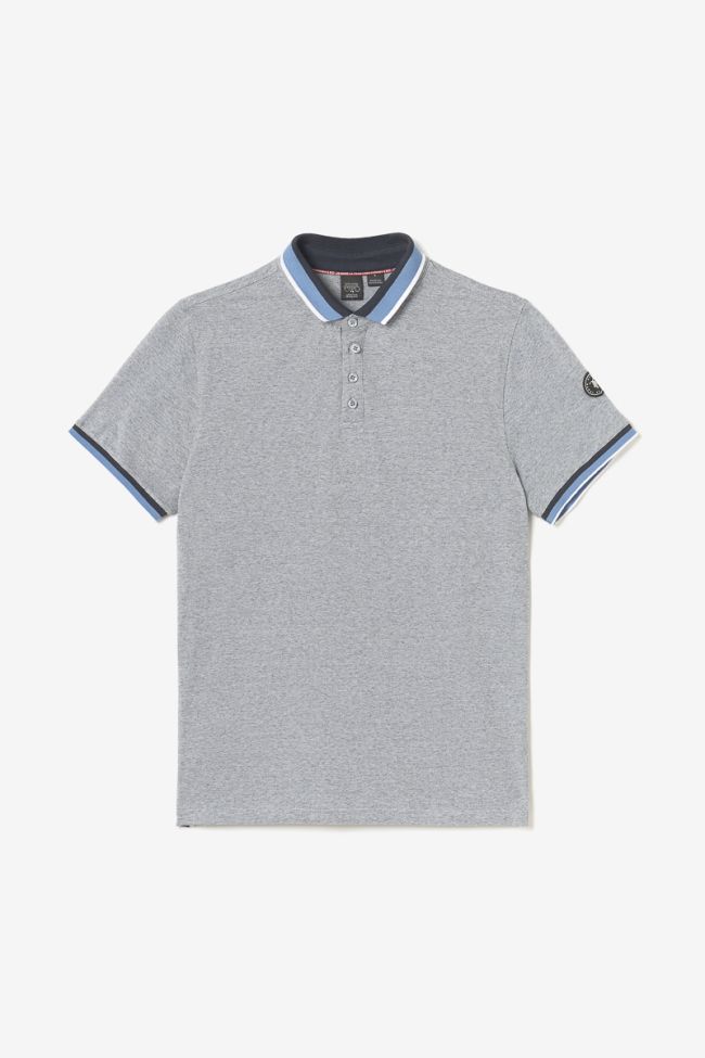 Grey marl Volto polo shirt