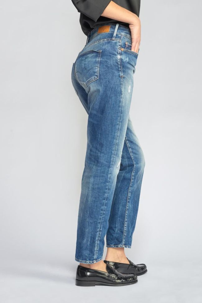 Jeans 400/18 mom Basic high waist 7/8th destroy vintage blue N°3