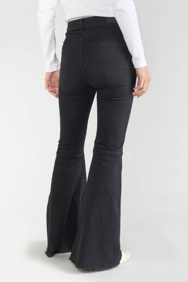 Jeans flare Alberta high waist black N°0