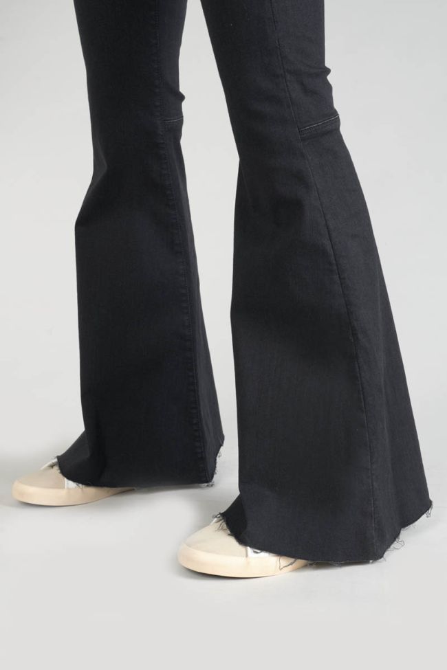Jeans flare Alberta high waist black N°0
