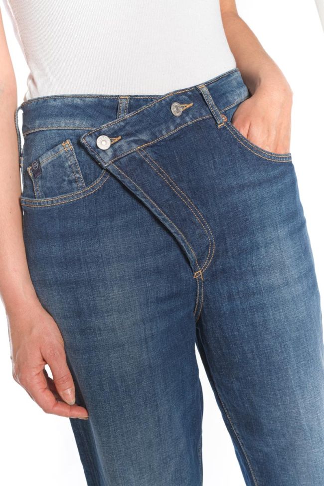 Jeans boyfit Cosy 7/8ème bleu N°2