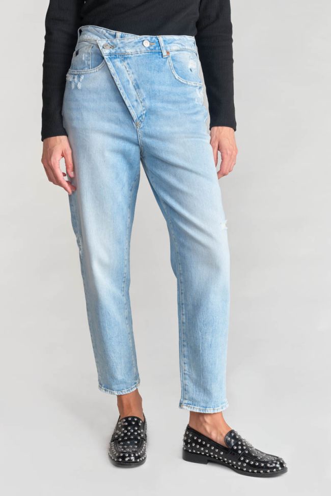 Jeans boyfit Cosy 7/8th destroy blue N°5