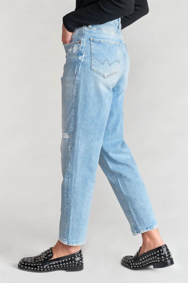 Jeans boyfit Cosy 7/8th destroy blue N°5