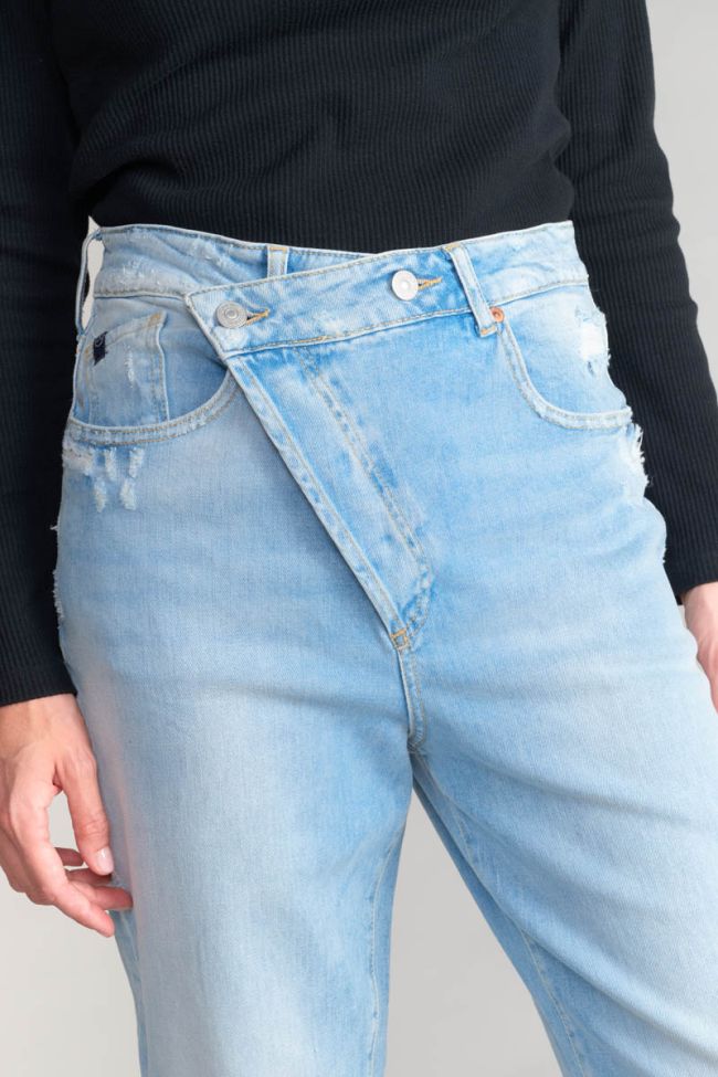 Jeans boyfit Cosy 7/8th destroy blue N°5