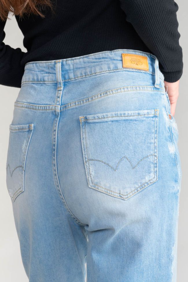 Jeans boyfit Cosy 7/8th destroy blue N°5