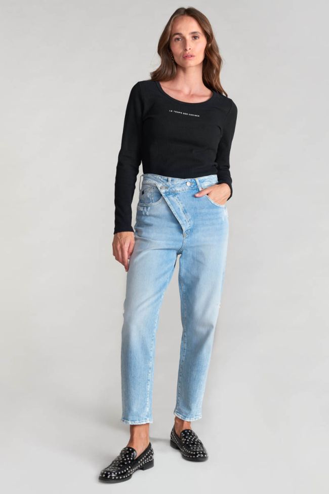 Jeans boyfit Cosy 7/8th destroy blue N°5