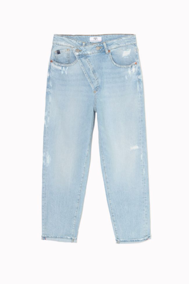 Jeans boyfit Cosy 7/8th destroy blue N°5