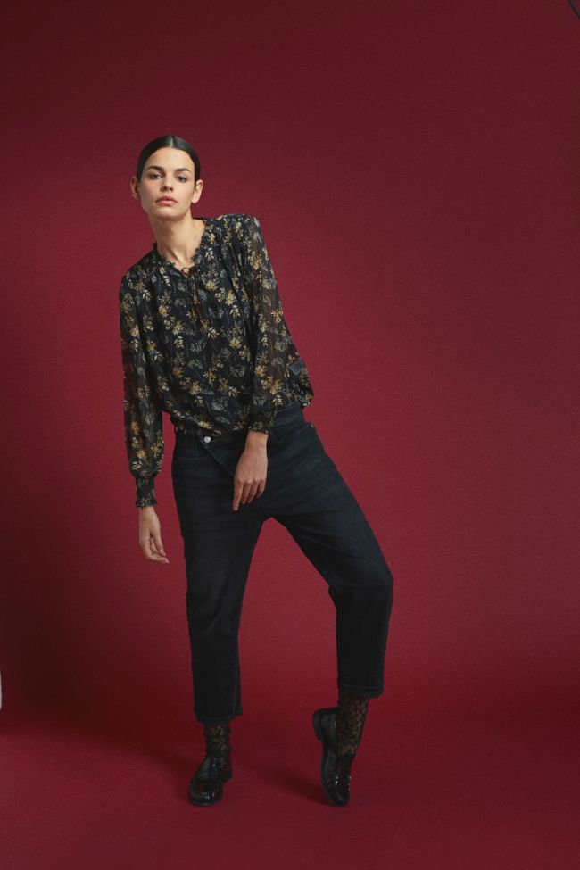 Jeans boyfit Cosy 7/8th black N°1