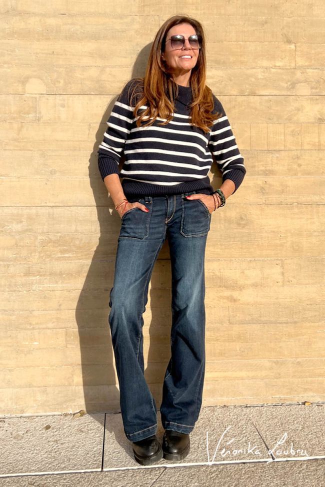 Efter flare by Véronika Loubry jeans blue N°1