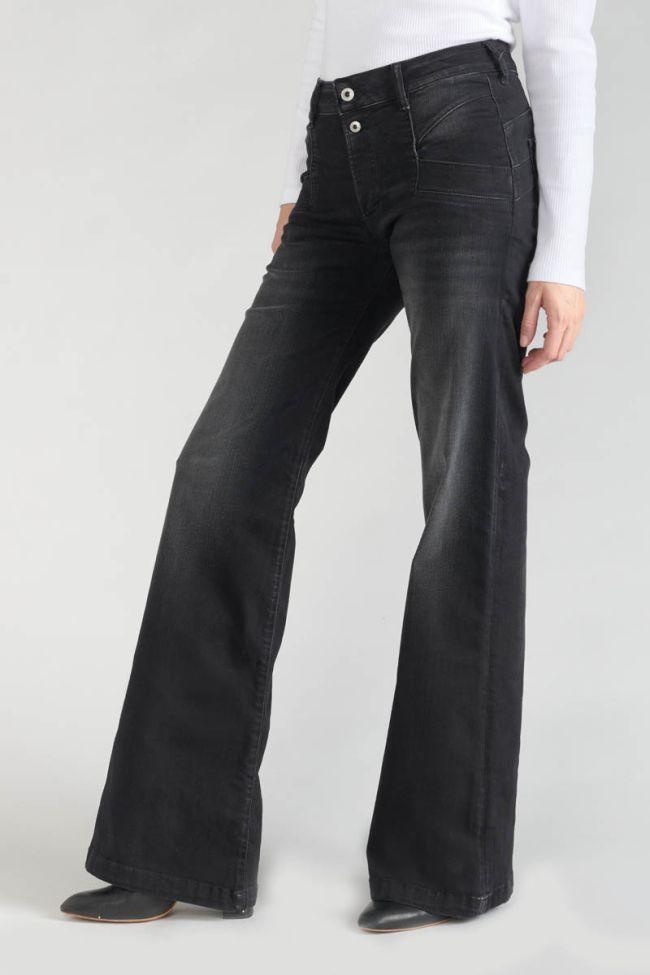 Jeans pulp flare Fonzy high waist black N°1