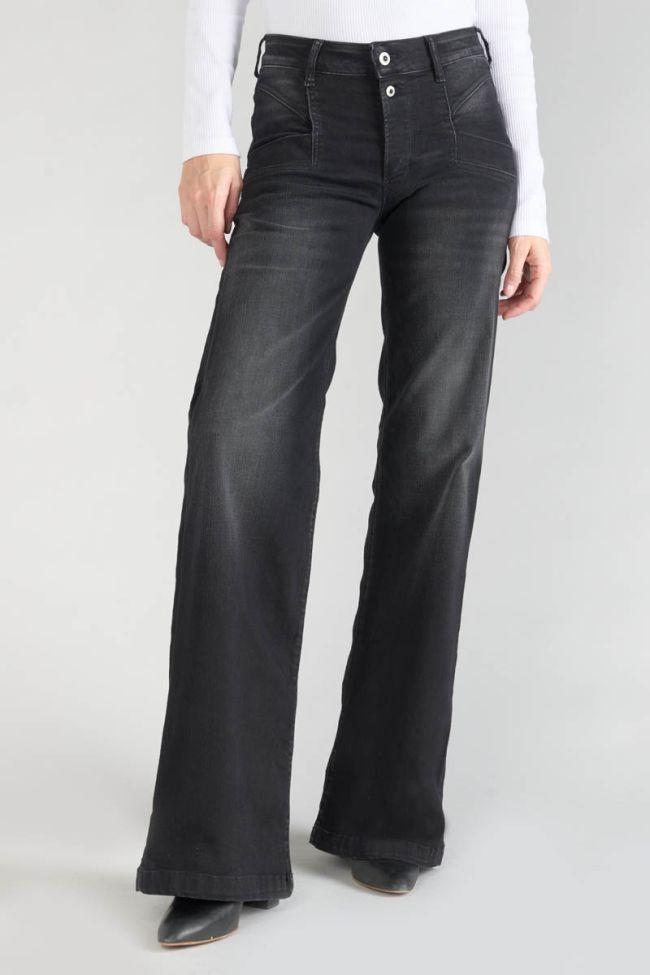 Jeans pulp flare Fonzy high waist black N°1