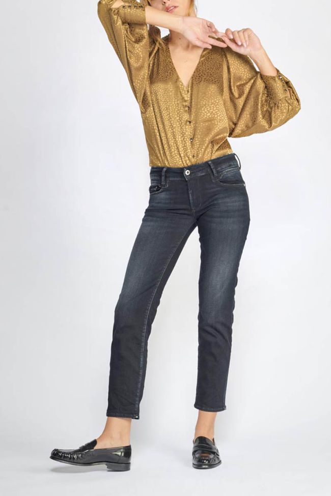 Jeans pulp slim Laross 7/8th blue-black N°1