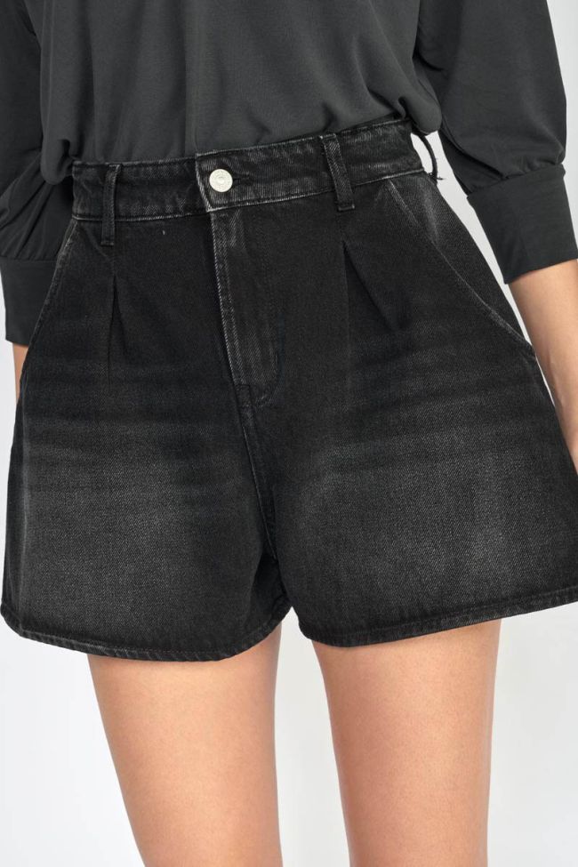 Black denim Lovi shorts
