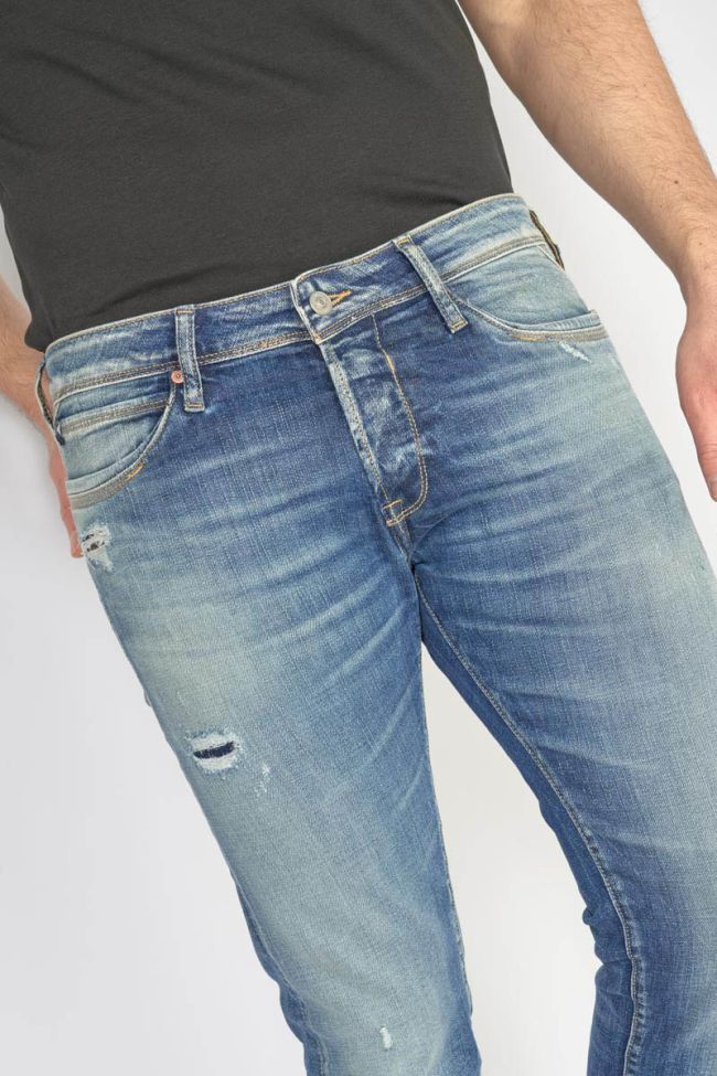 Jeans 700/11 adjusted Barefoot destroy blue N°3
