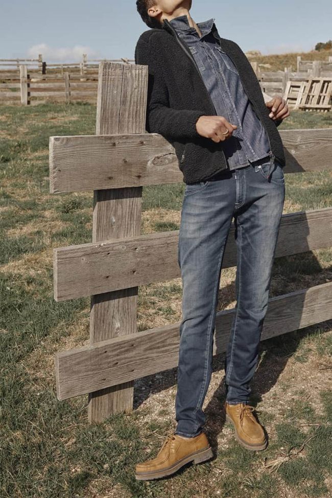 Jeans jogg 700/11 adjusted blue-black N°3