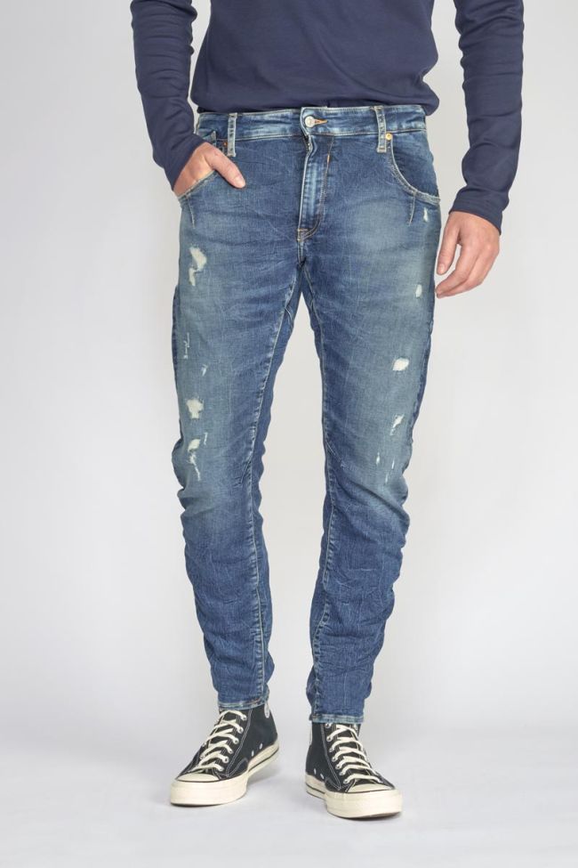 Jeans 900/03 tapered twisted destroy blue N°2