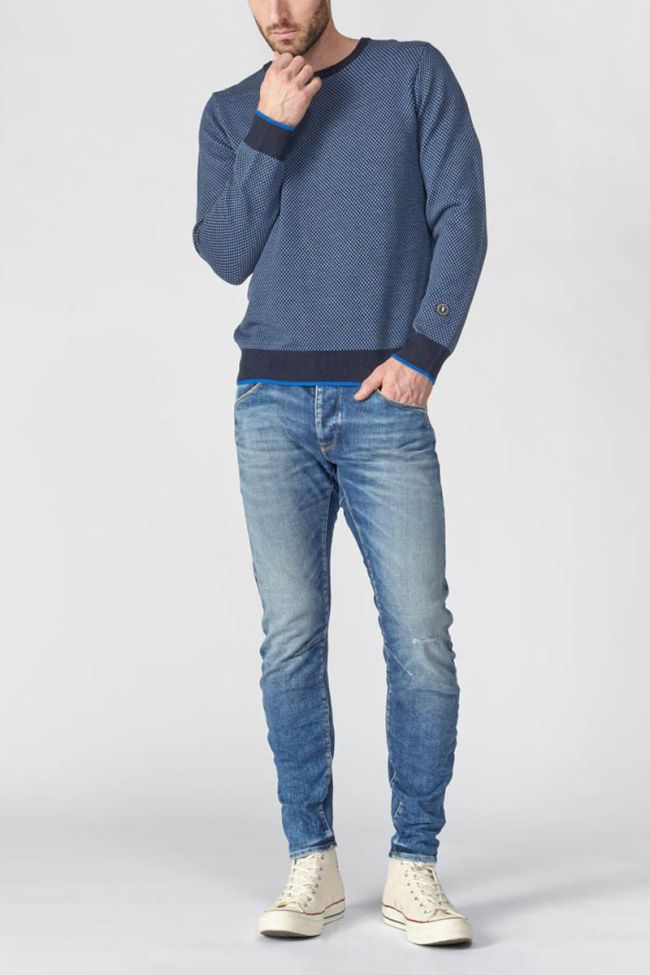 Jeans 900/03 tapered twisted Rocken destroy blue N°3