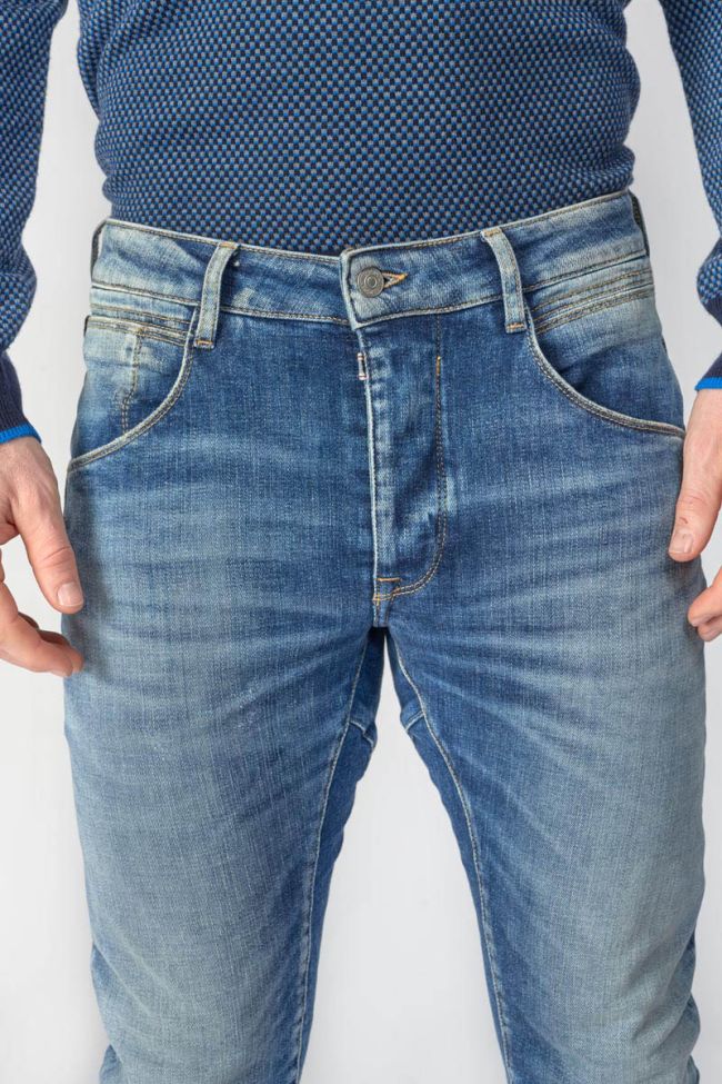 Jeans 900/03 tapered twisted Rocken destroy blue N°3