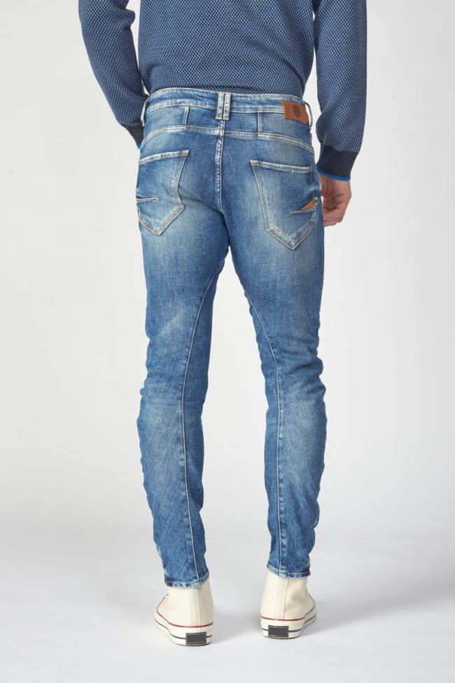 Jeans 900/03 tapered twisted Rocken destroy blue N°3