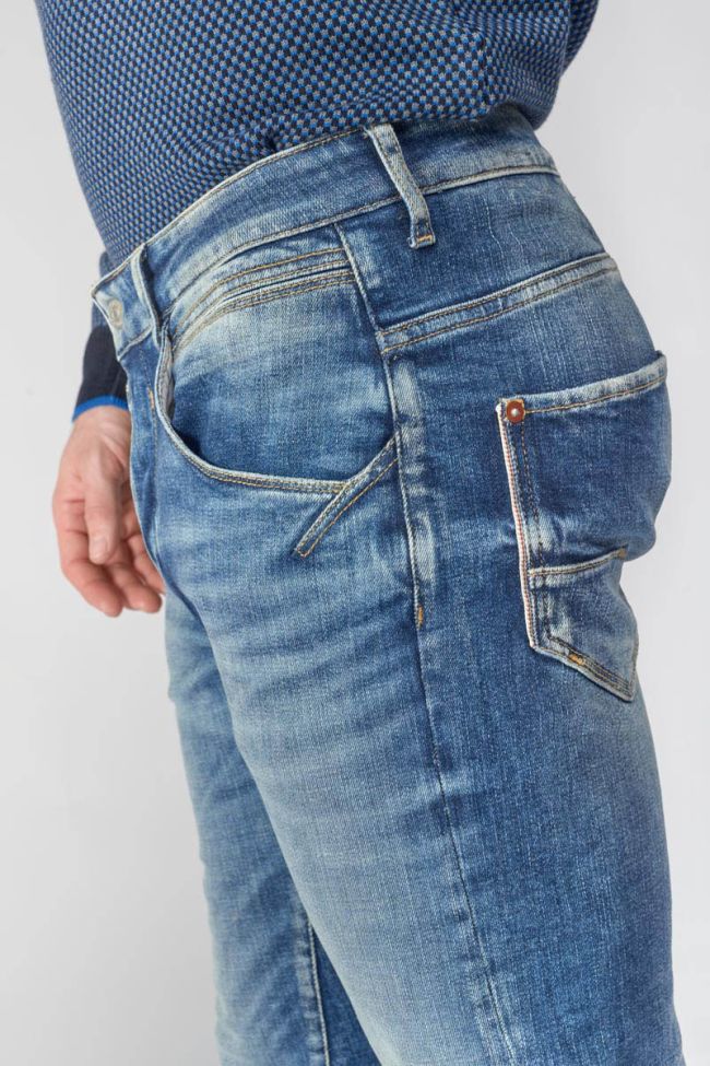 Jeans 900/03 tapered twisted Rocken destroy blue N°3