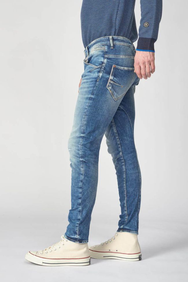 Jeans 900/03 tapered twisted Rocken destroy blue N°3