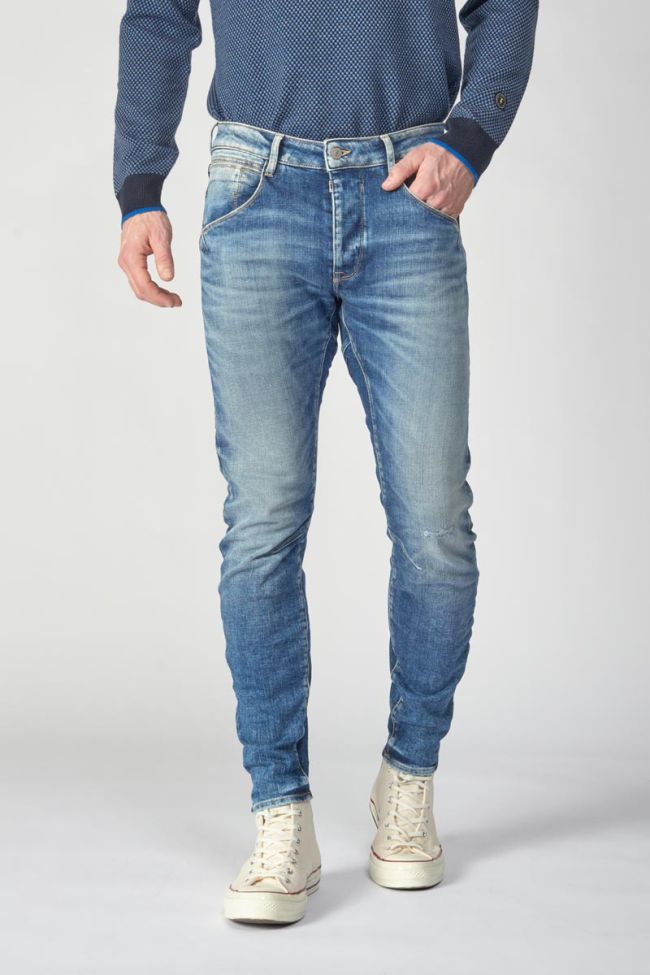 Jeans 900/03 tapered twisted Rocken destroy blue N°3