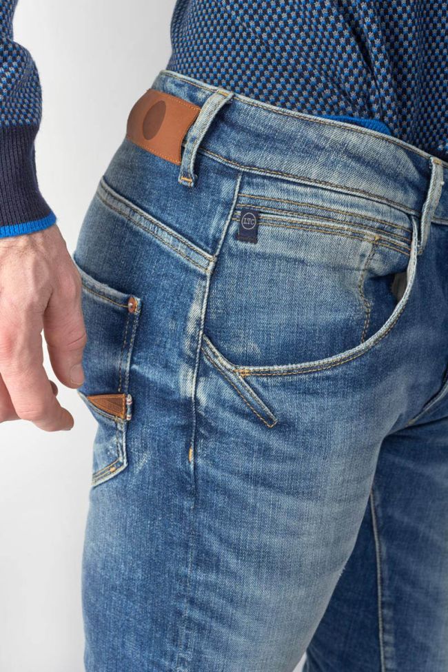 Jeans 900/03 tapered twisted Rocken destroy blue N°3