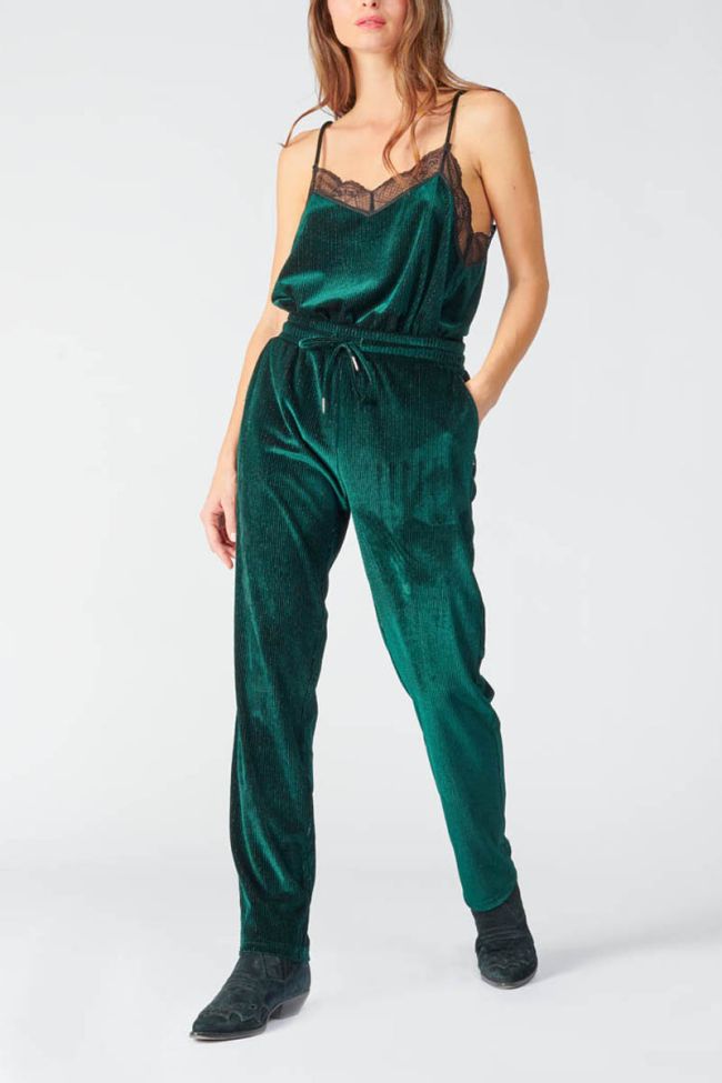 Pine green corduroy Ashton trousers