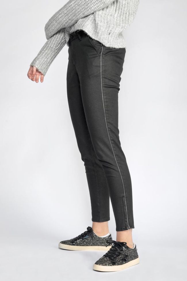 Black python print Naja trousers