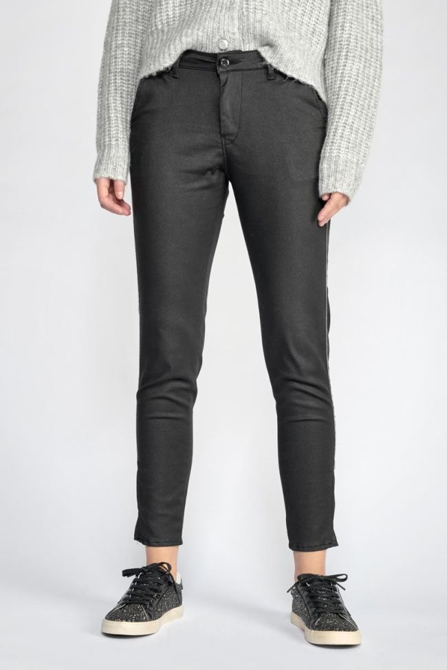 Black python print Naja trousers