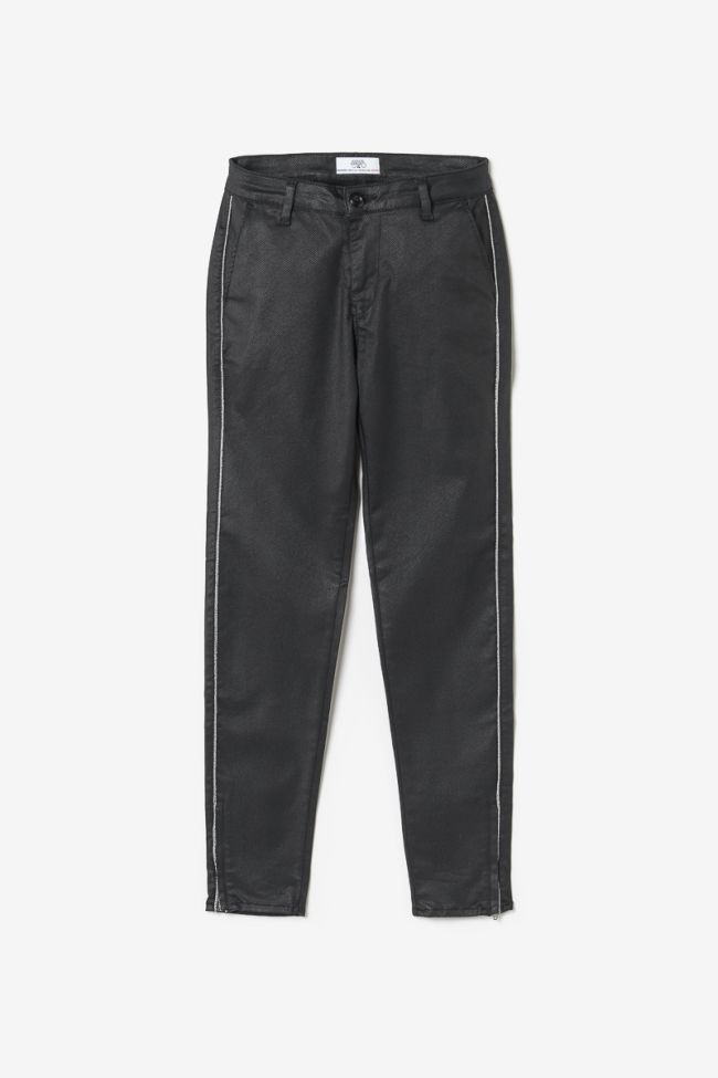 Black python print Naja trousers