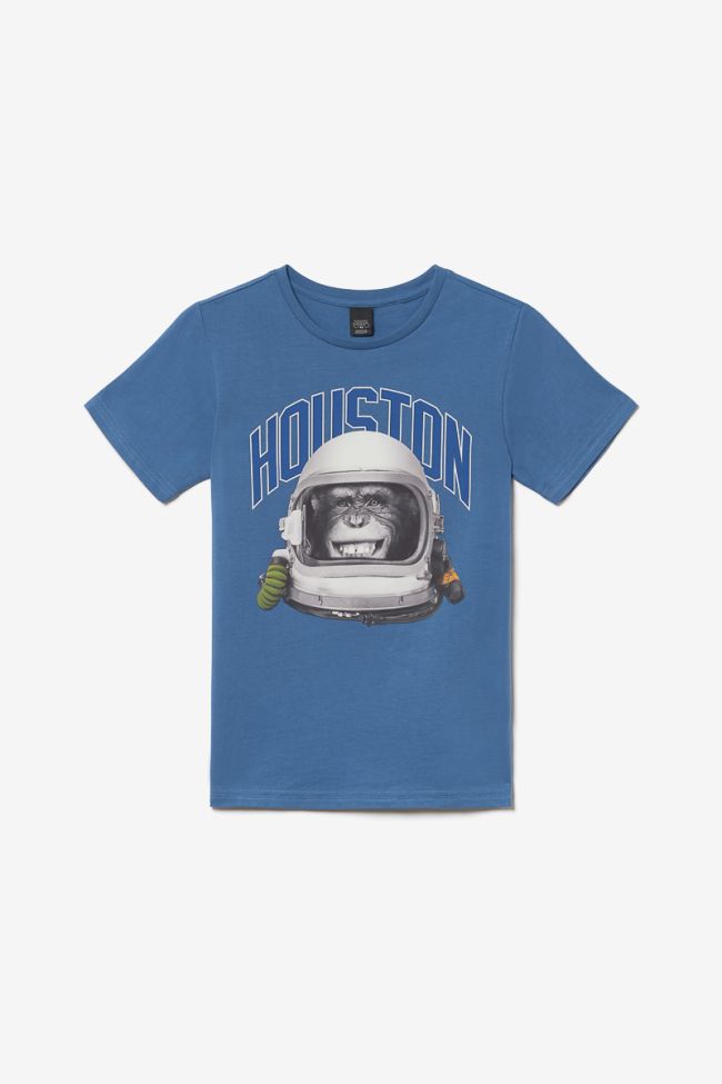 Printed blue Olivbo t-shirt