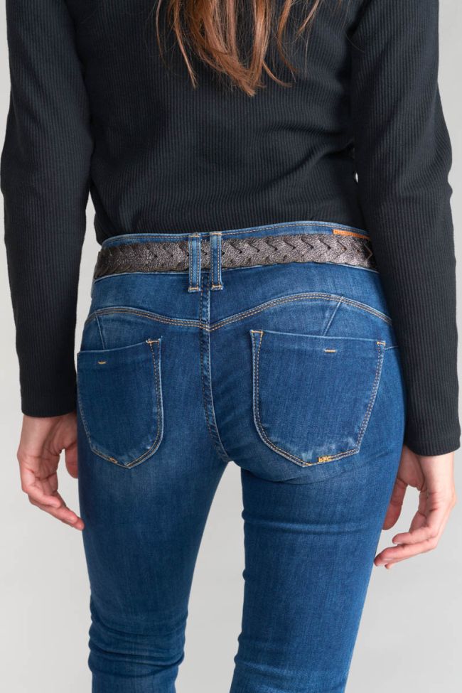 Silver-coloured woven Kebir belt