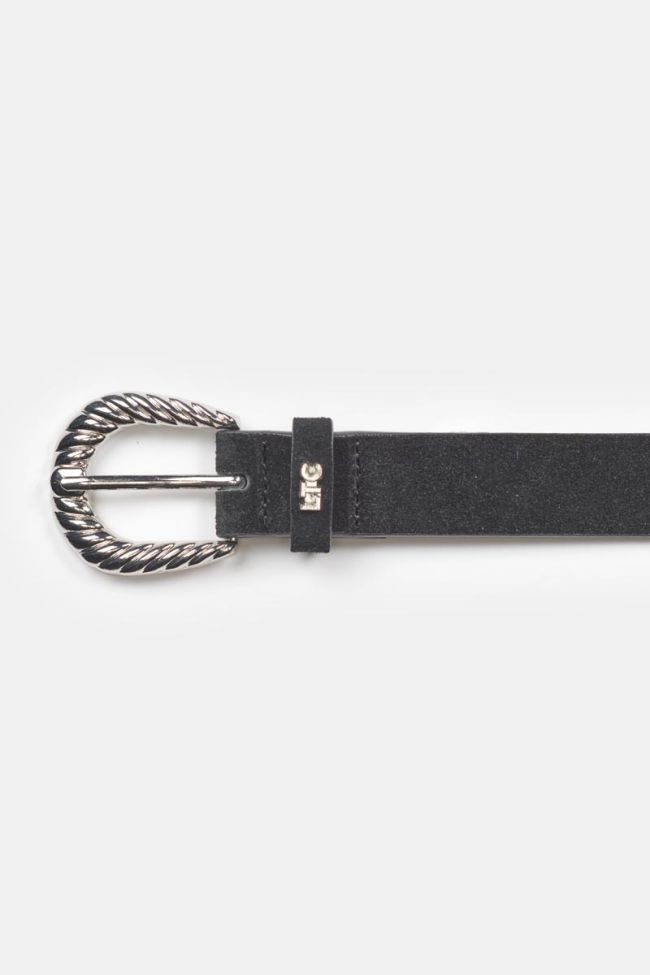 Black leather Smara belt