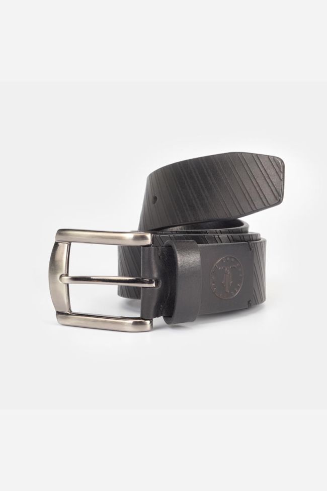Black leather Libar belt