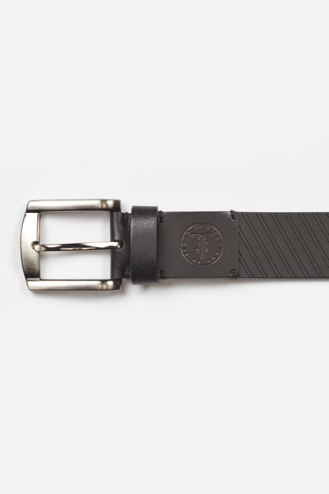 Black leather Libar belt