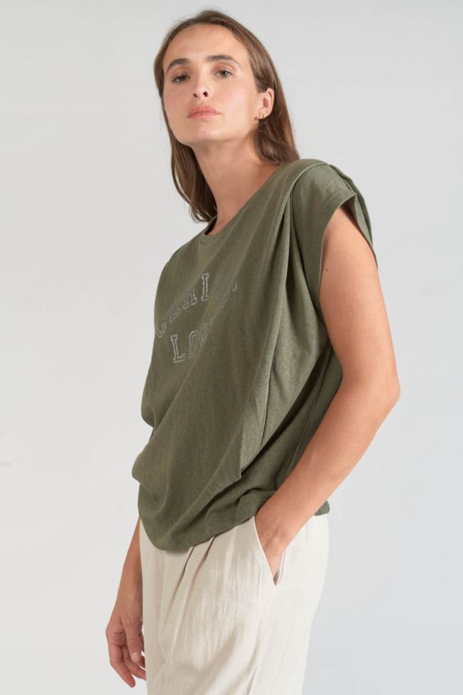 Khaki Coxy top