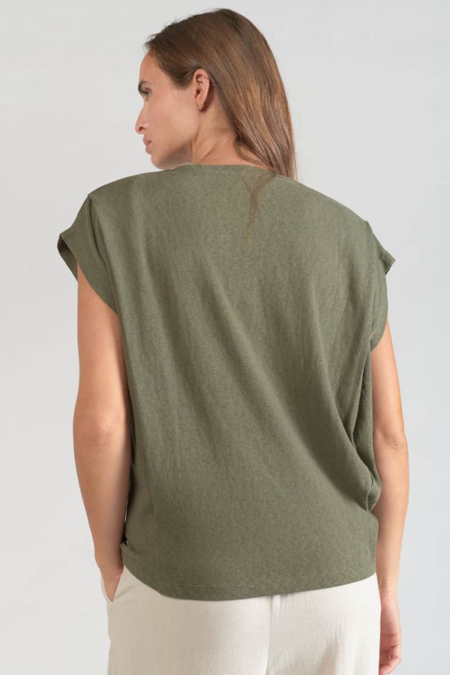 Khaki Coxy top