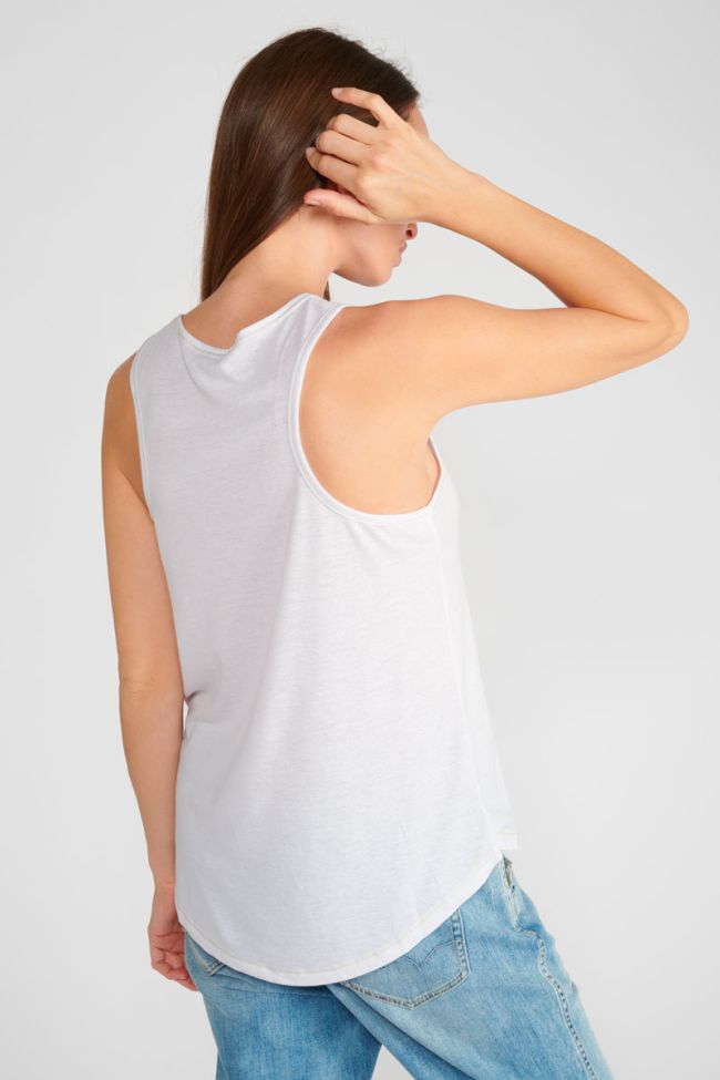 White Debsmalltram tank top