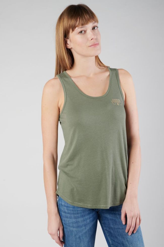 Khaki Debsmalltrame tank top