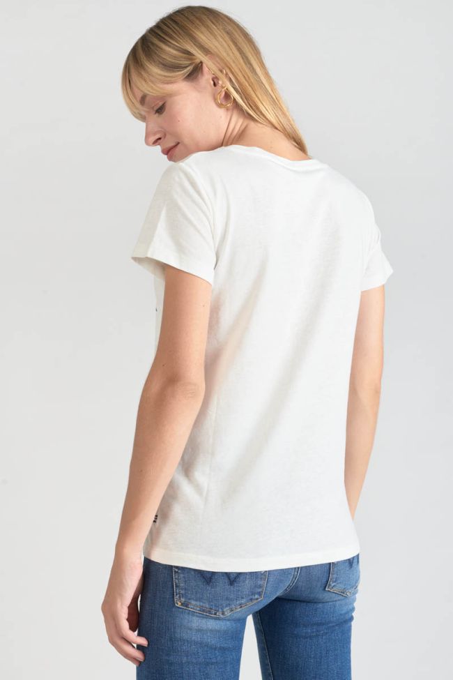 Printed cream Frankie t-shirt
