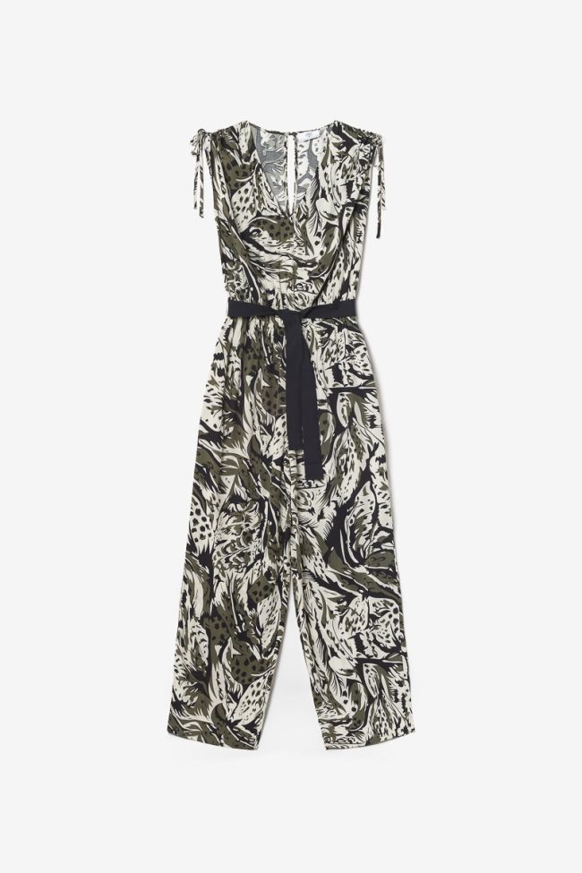 Jungle print Heloise jumpsuit