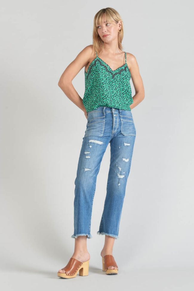 Green print Janna camisole