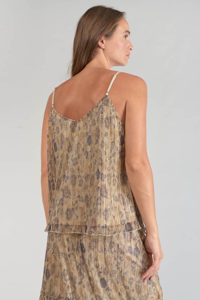 Gold floral Kava camisole