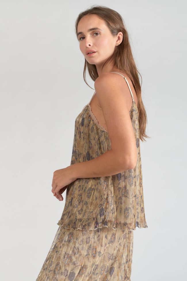 Gold floral Kava camisole