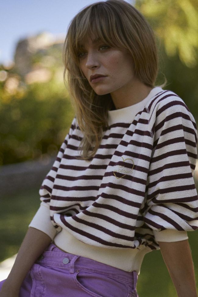 Plum Koa sailor jumper