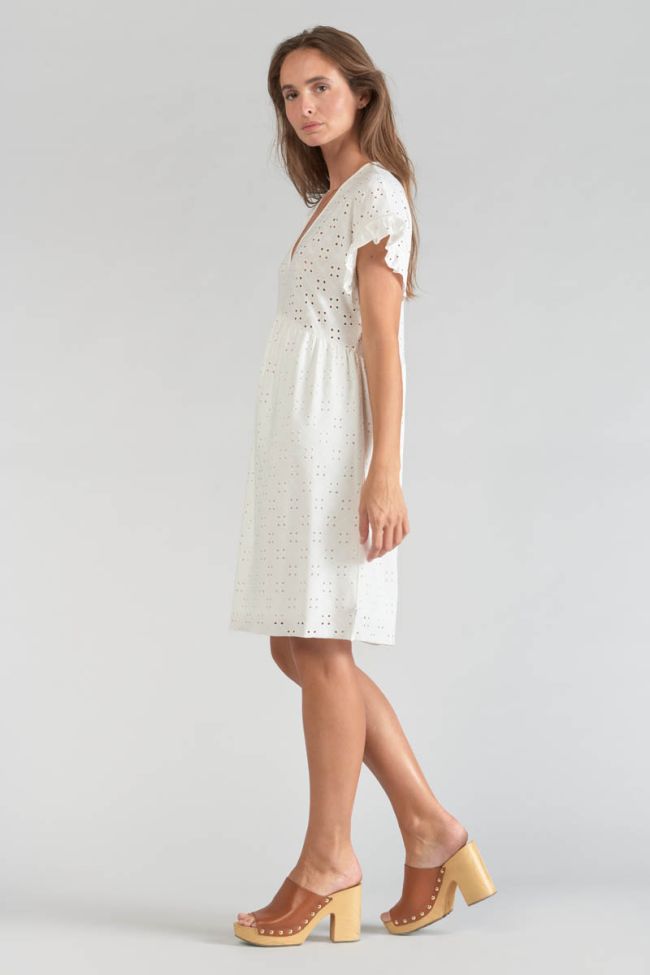 White openwork Lia dress