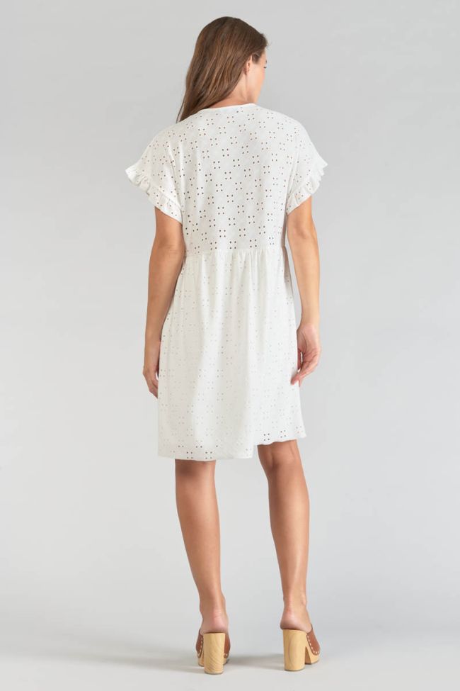 White openwork Lia dress